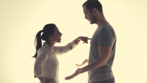 couple dispute lors d'une crise